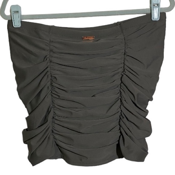 Raisins Curve Swim Skirt Costa Calina Gray Tummy Thinner Women’s Size 14W - Picture 5 of 14